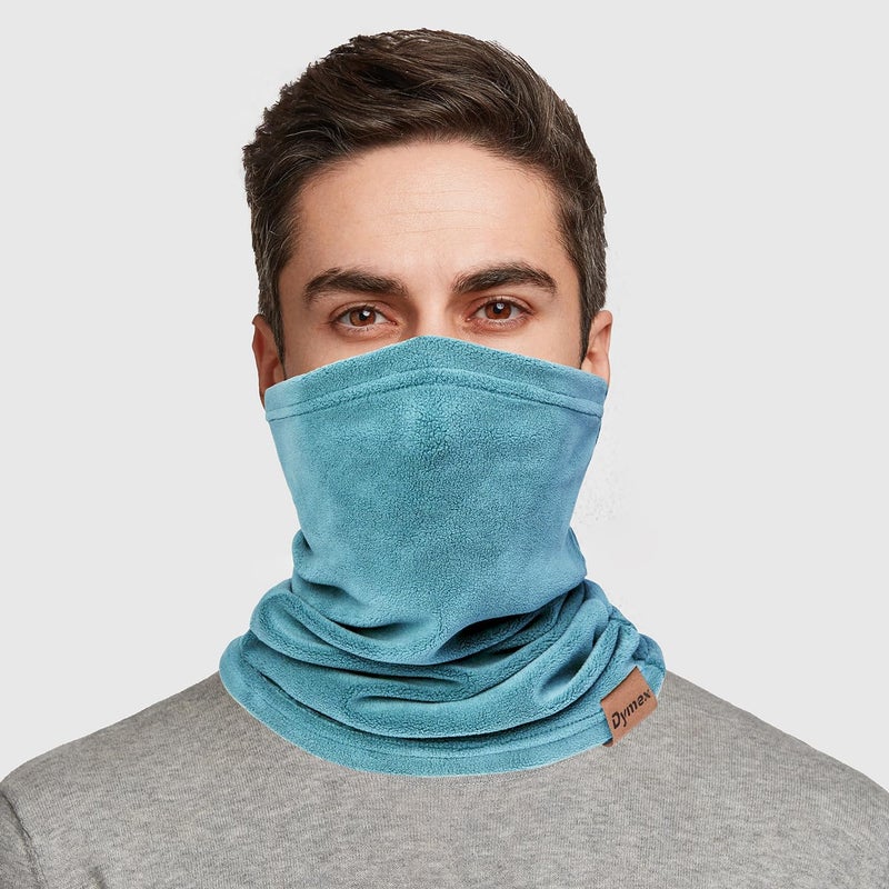 Dymex Winter Neck Warmer Gaiter Fleece Neck Cover Cotton Balaclava Windproof Face Cover Mask for Women Men - Image 2